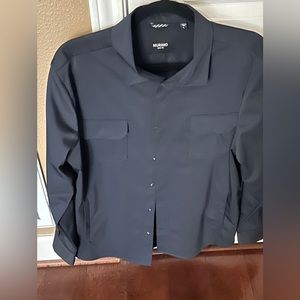 Murano Navy Shirt Jacket